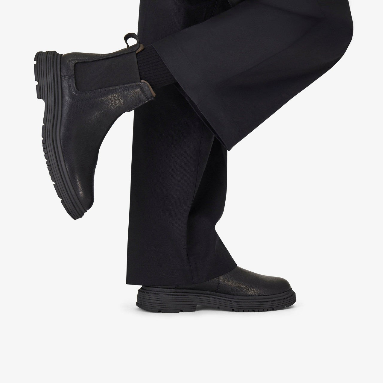 Men Badbury Easy Black Leather