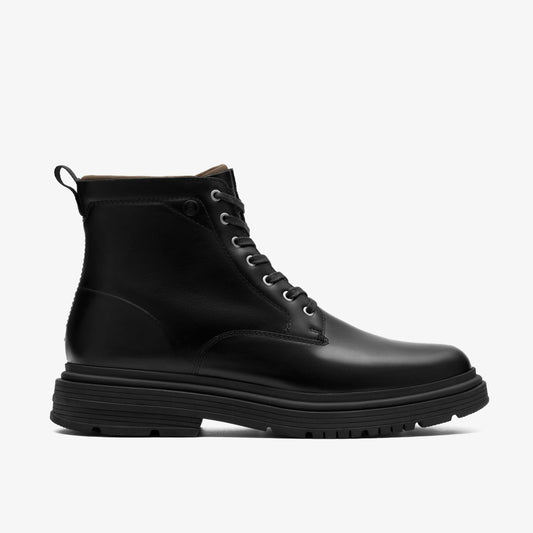 Men Badbury Hi Waterproof Black Warmlined Leather