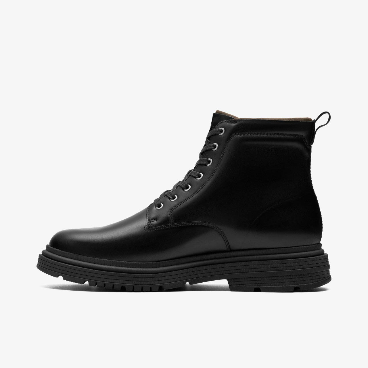 Men Badbury Hi Waterproof Black Warmlined Leather
