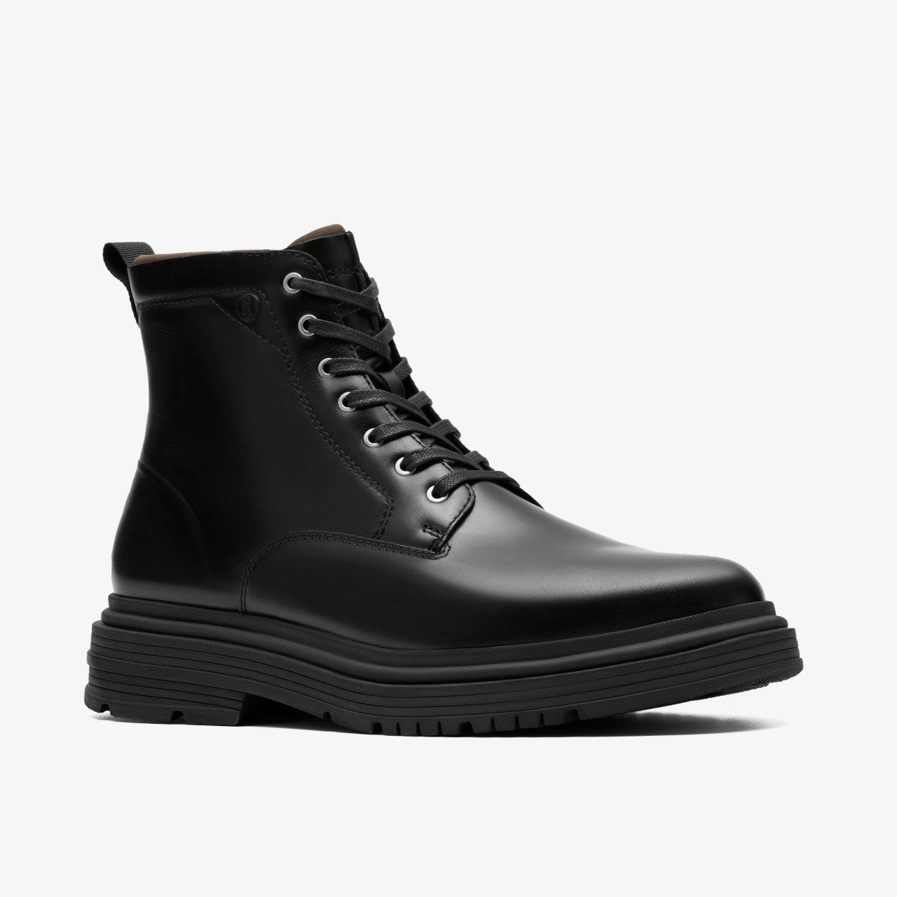 Men Badbury Hi Waterproof Black Warmlined Leather