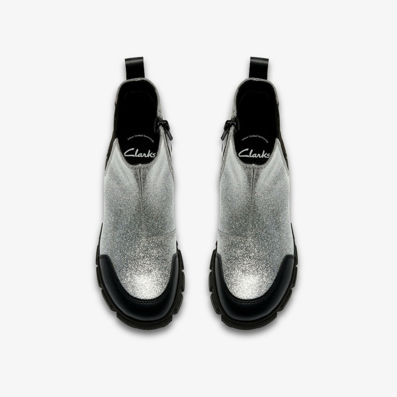 Kids Evyn Chelsea Kid Silver Patent
