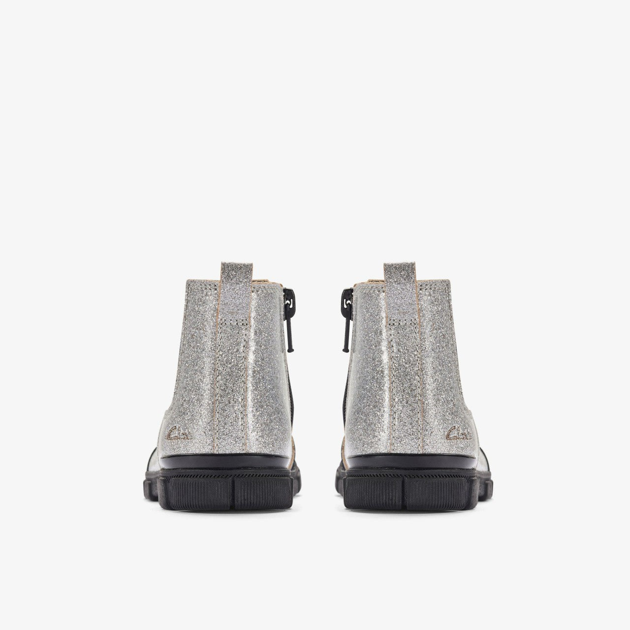 Kids Evyn Chelsea Toddler Silver Patent