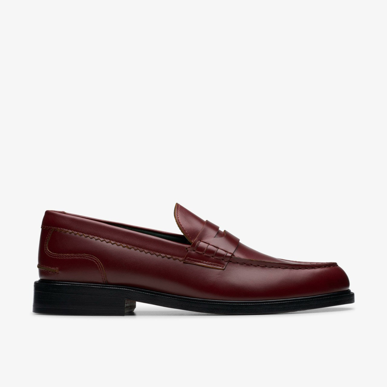 Men Craft James Lo Loafer Wine Leather