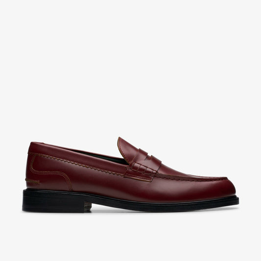 Men Craft James Lo Loafer Wine Leather
