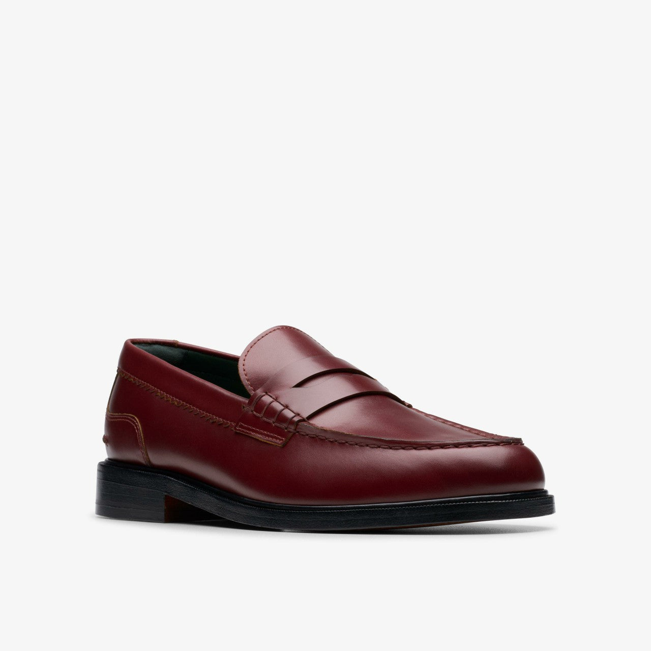 Men Craft James Lo Loafer Wine Leather