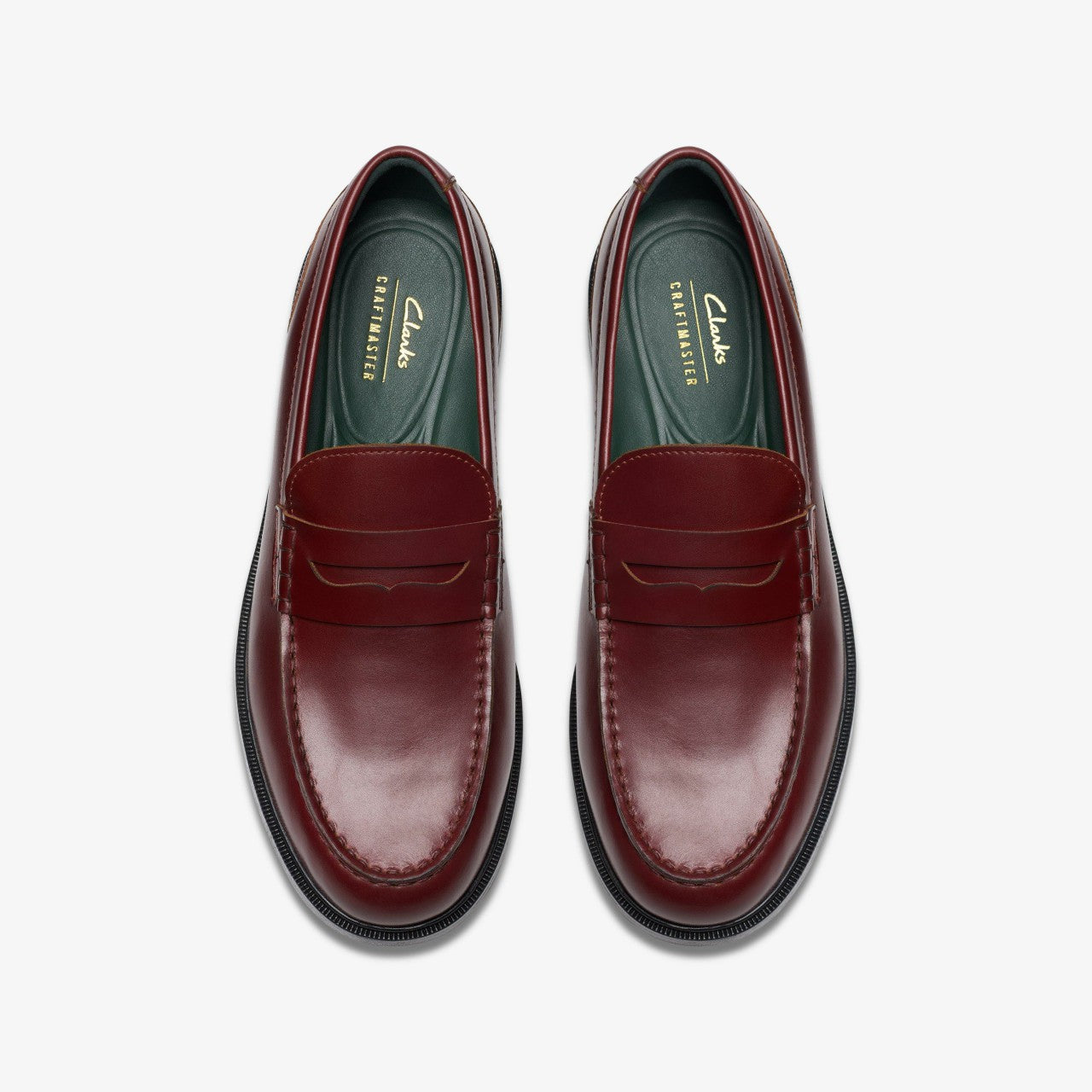 Men Craft James Lo Loafer Wine Leather