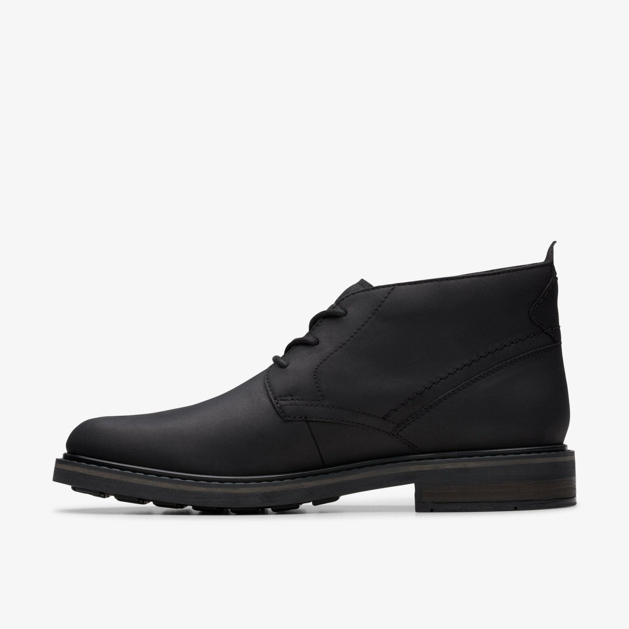 Men Newford Mid Black Leather