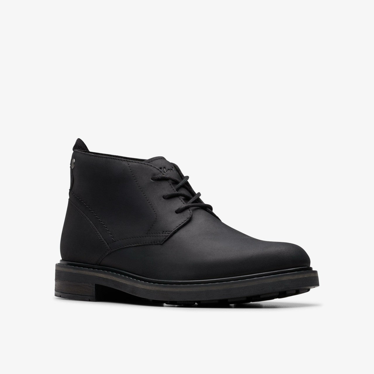 Men Newford Mid Black Leather