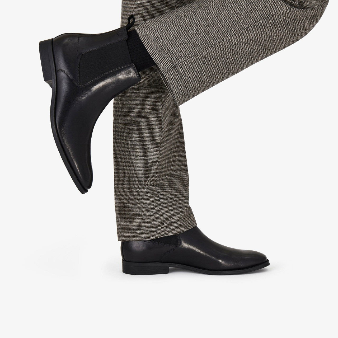 Men Paulton Easy Black Leather