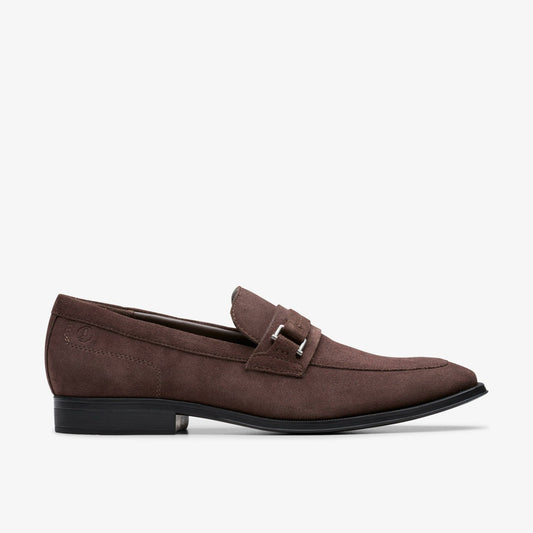 Men Paulton Lo Dark Brown Suede