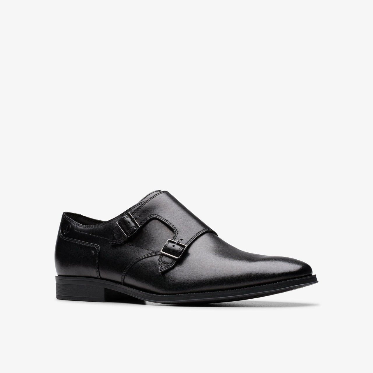 Men Paulton Monk Black Leather