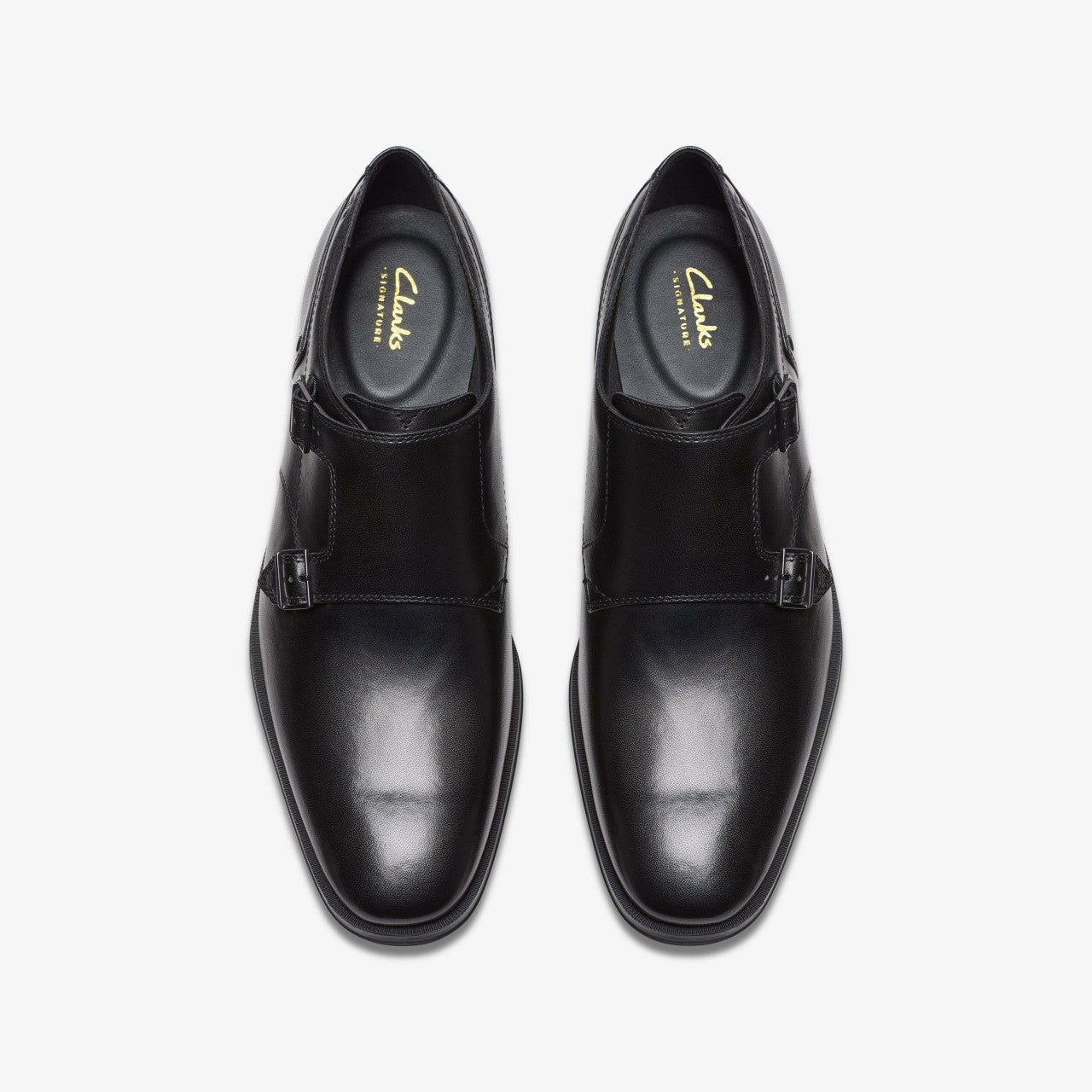 Men Paulton Monk Black Leather