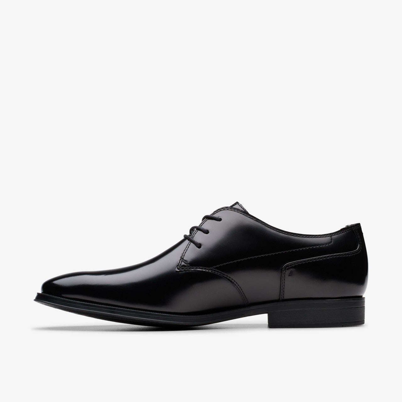 Men Paulton Lace Black Hi Shine Leather
