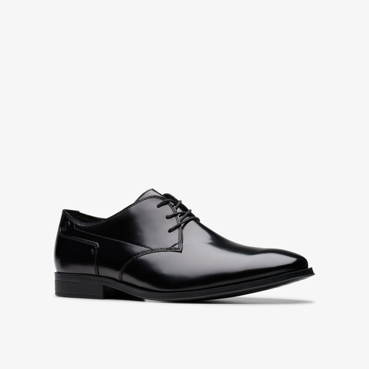Men Paulton Lace Black Hi Shine Leather