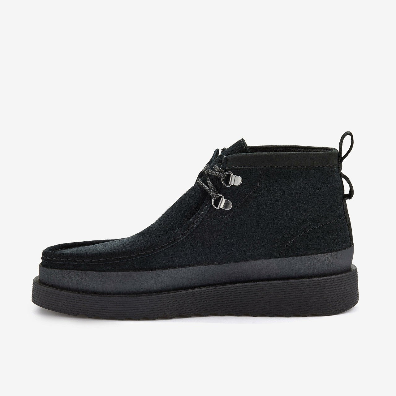 Men Wallabee FTR2 Hi Black Suede