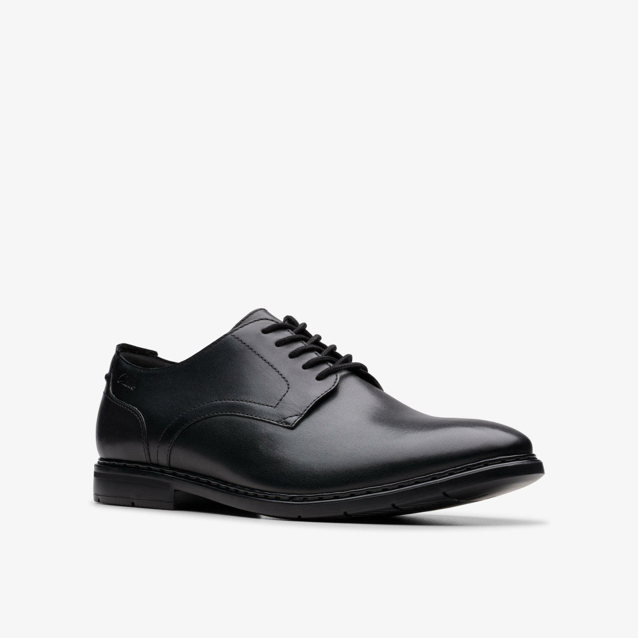 Men Banbury Derby Black Leather