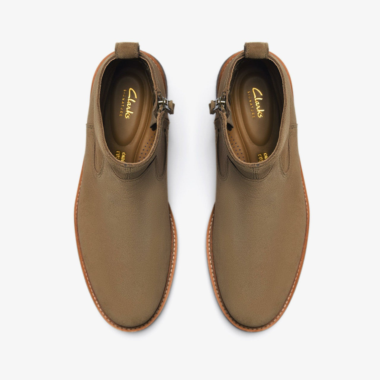 Men Clarkdale Boot Dark Sand Suede