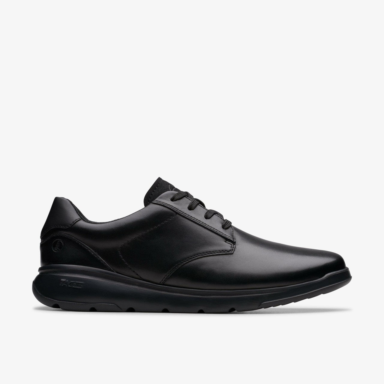 Men Lifton Lace Black Leather