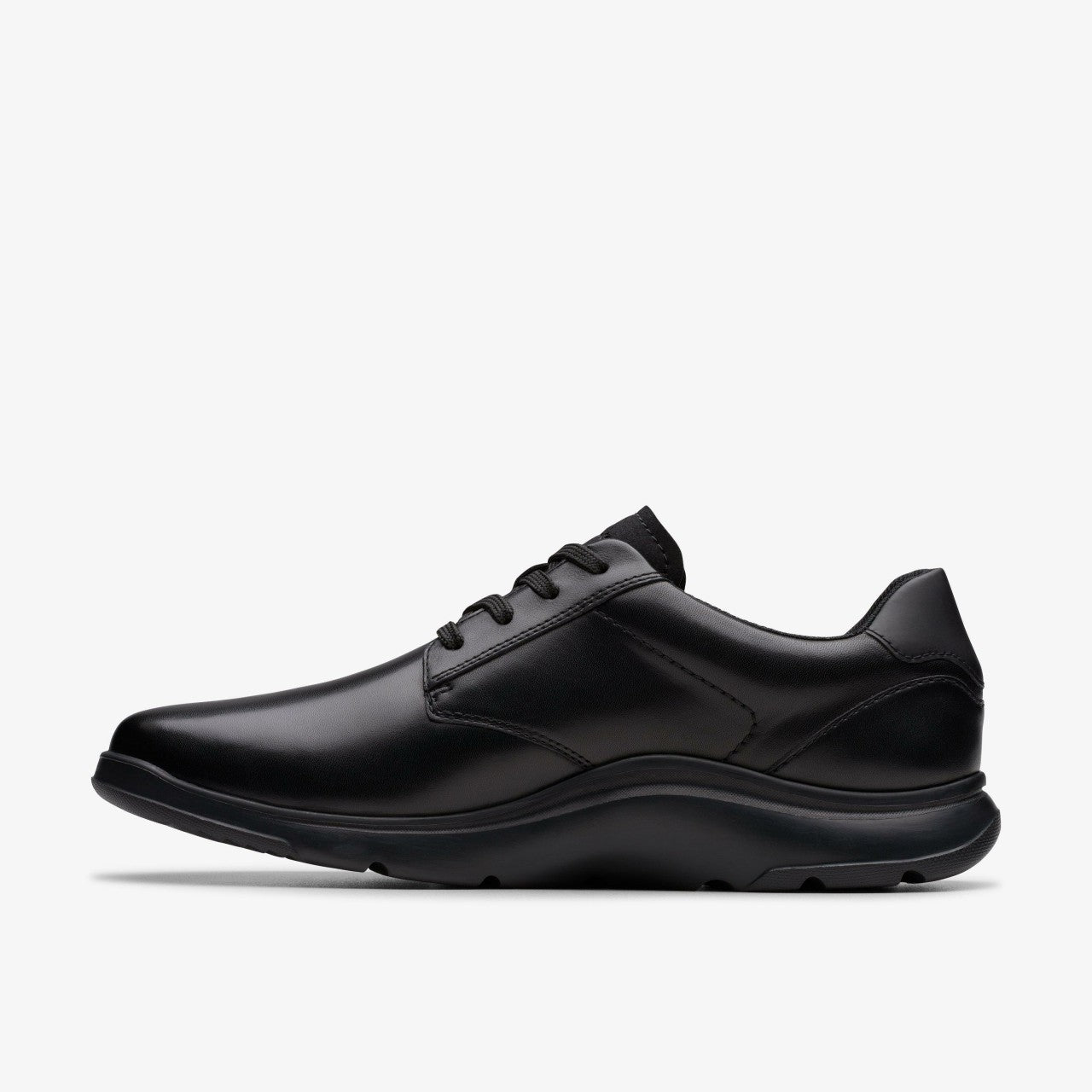 Men Lifton Lace Black Leather
