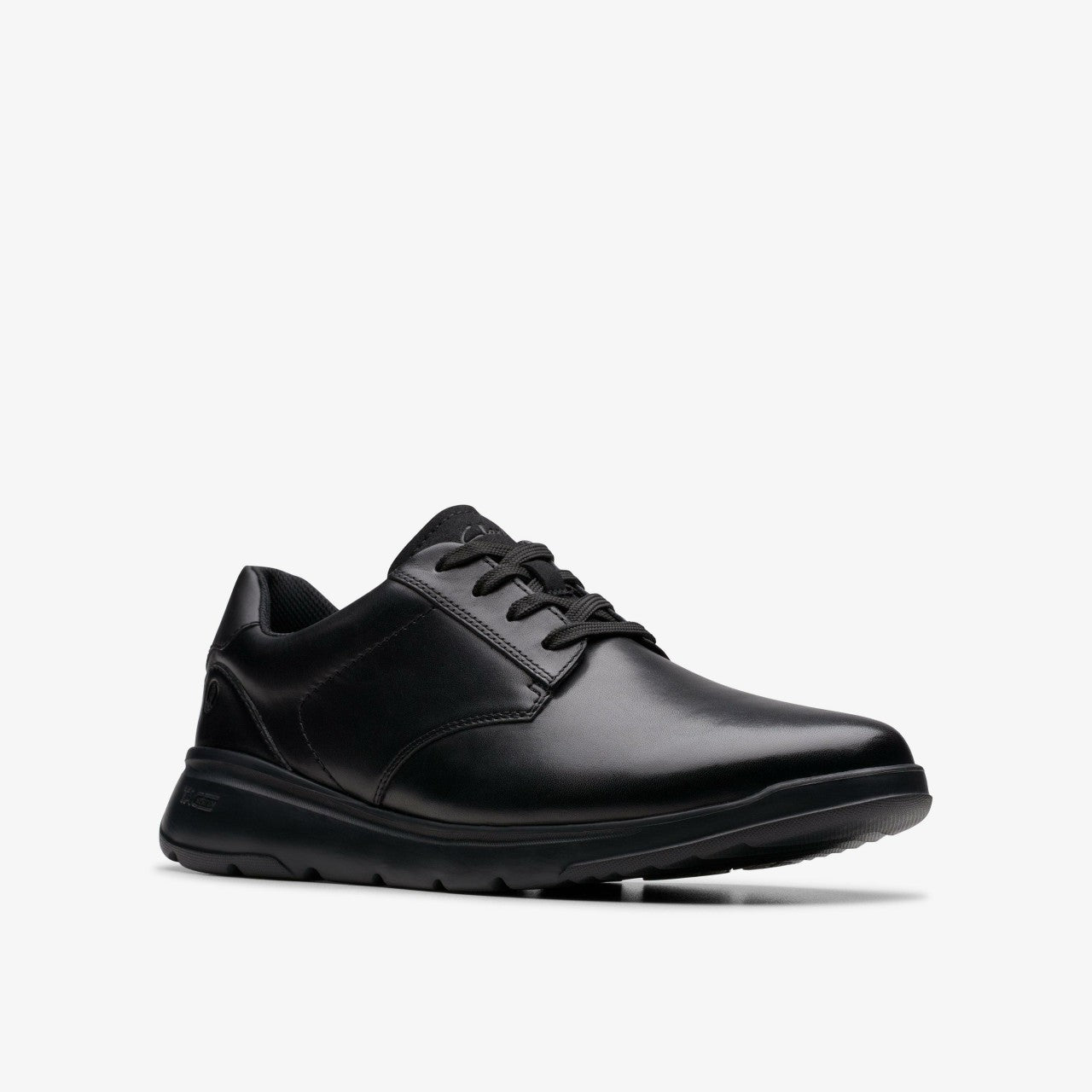Men Lifton Lace Black Leather