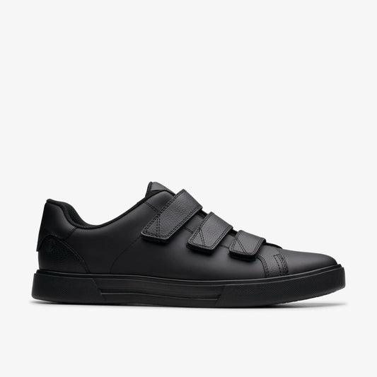 Men Romsey Strap Black Leather
