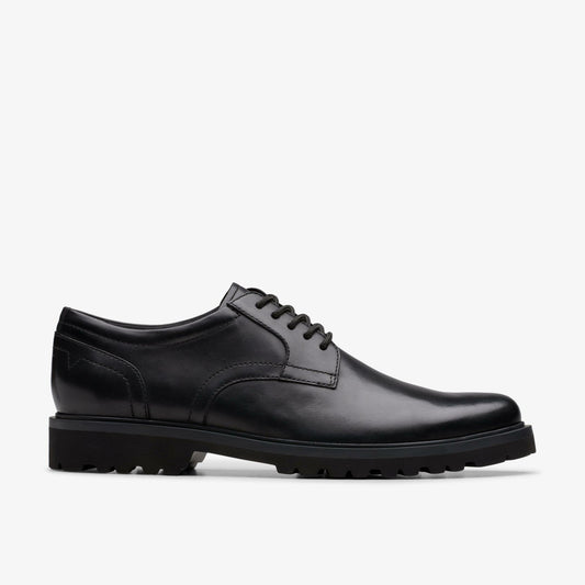 Men Berwick Lace Black Leather