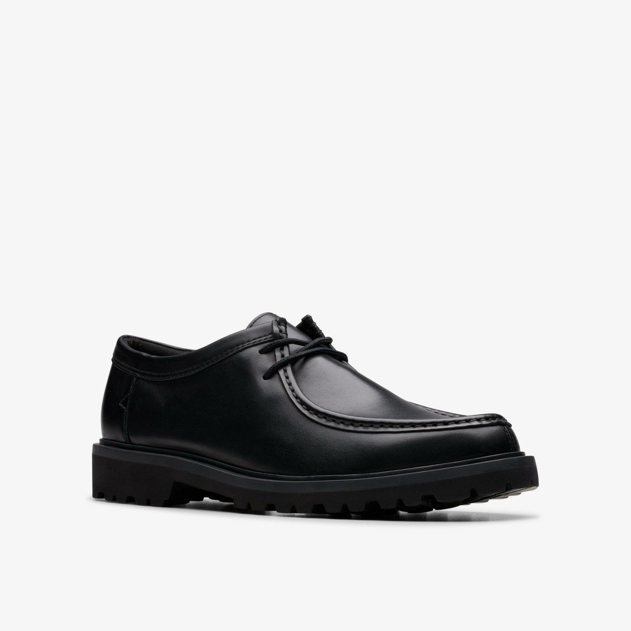 Men Berwick Seam Black Leather