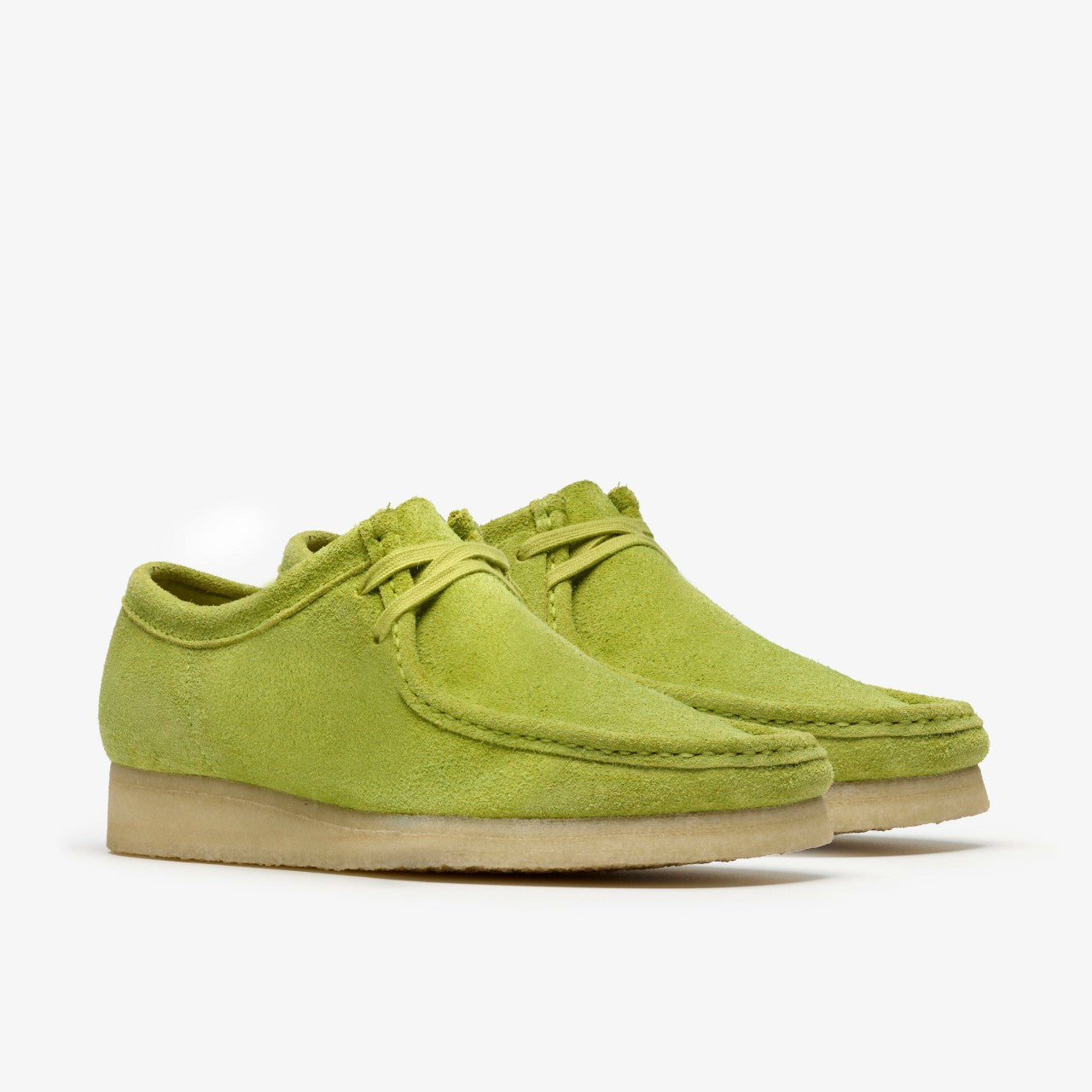 Men Wallabee Lime Suede