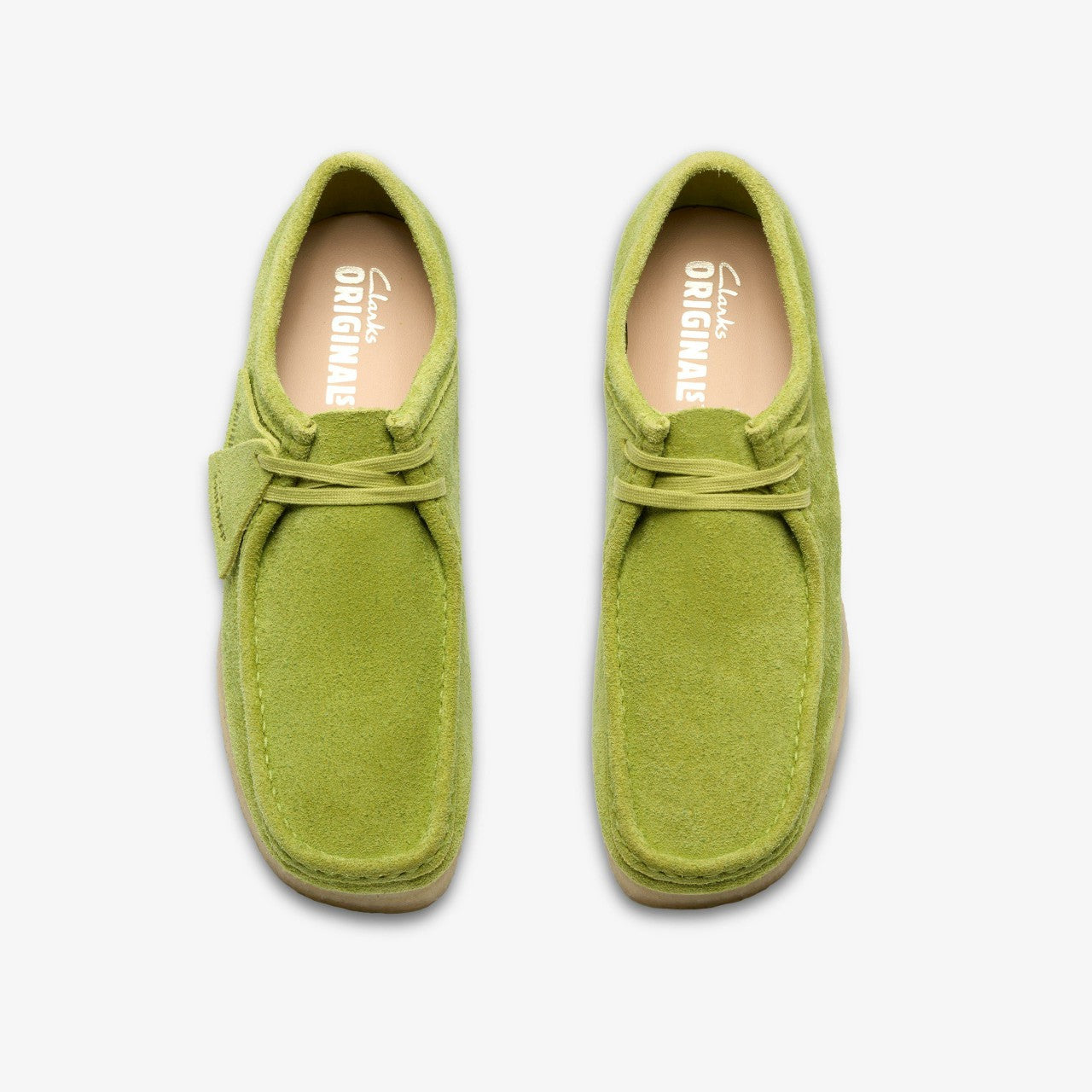 Men Wallabee Lime Suede