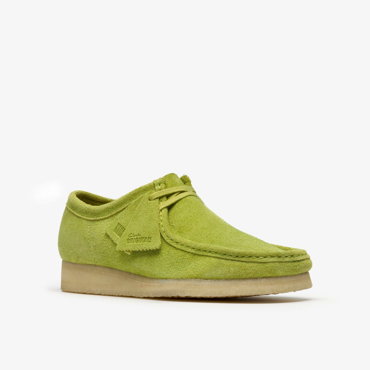 Men Wallabee Lime Suede
