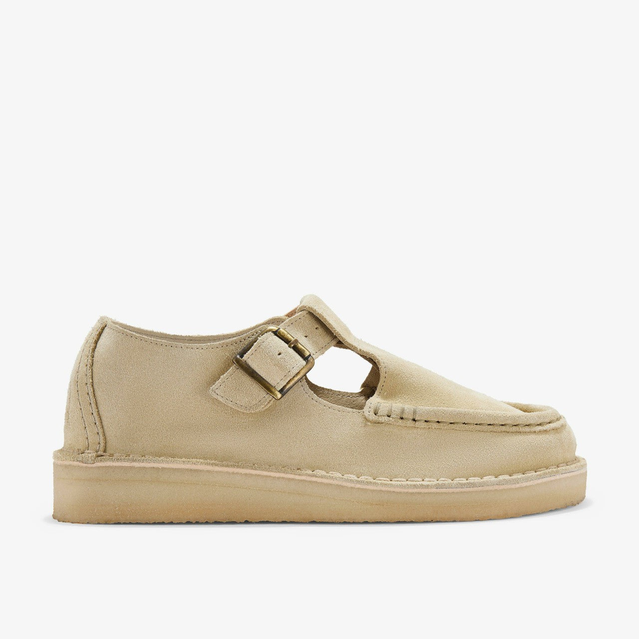 Women Nomad T Bar Maple Suede