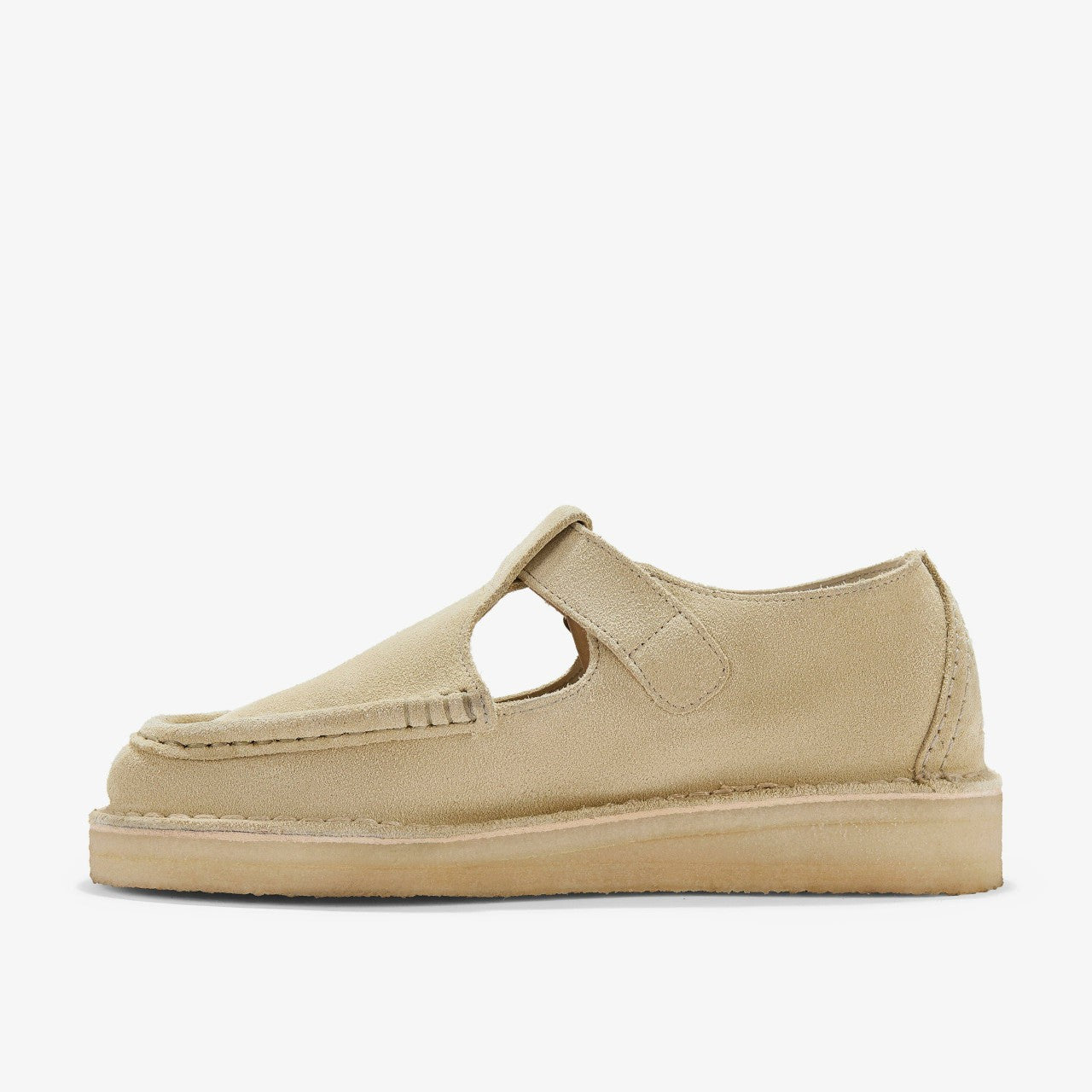 Women Nomad T Bar Maple Suede
