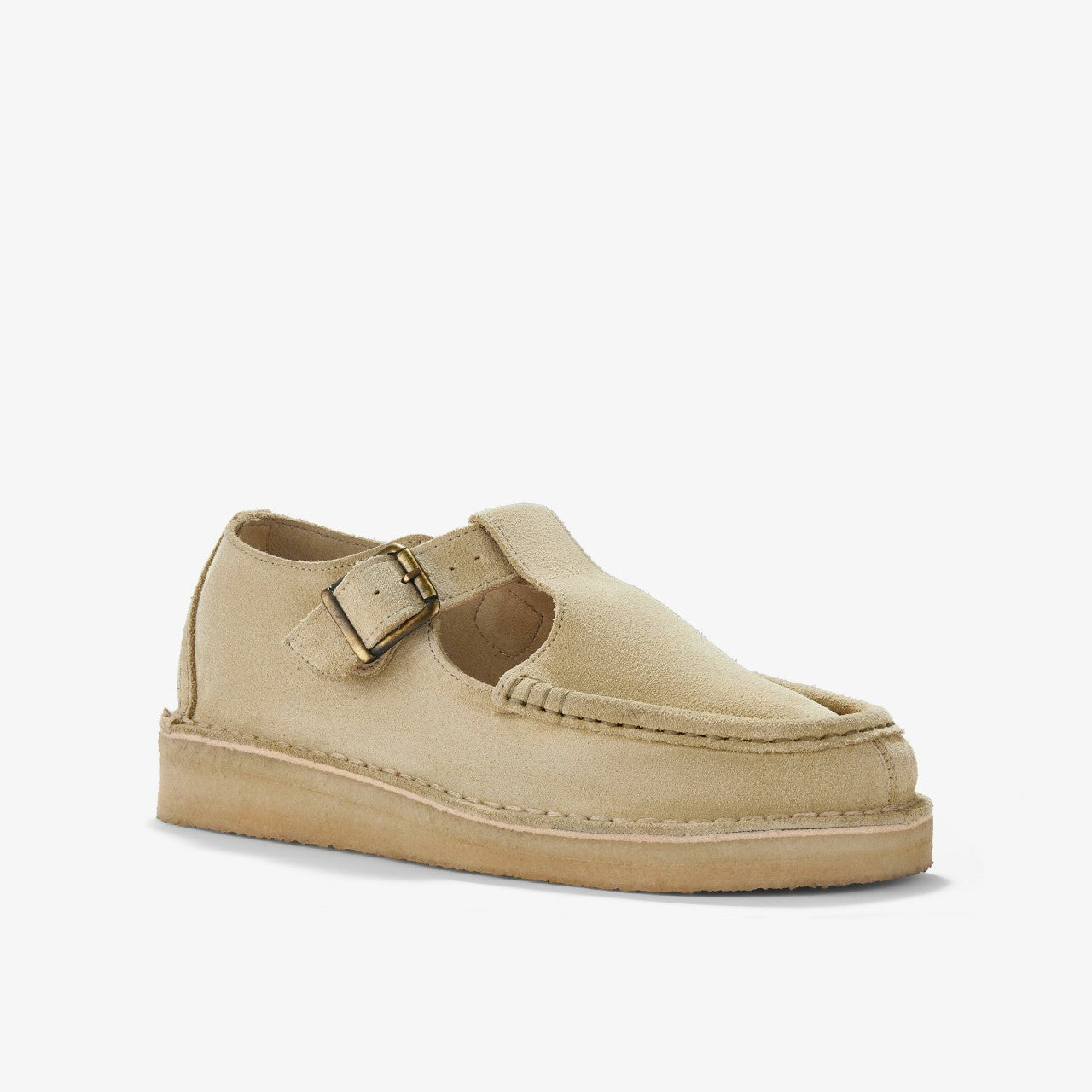 Women Nomad T Bar Maple Suede