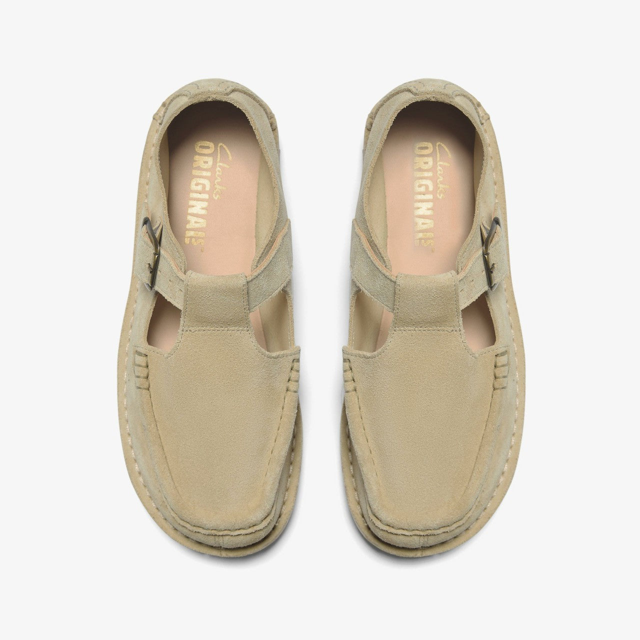 Women Nomad T Bar Maple Suede