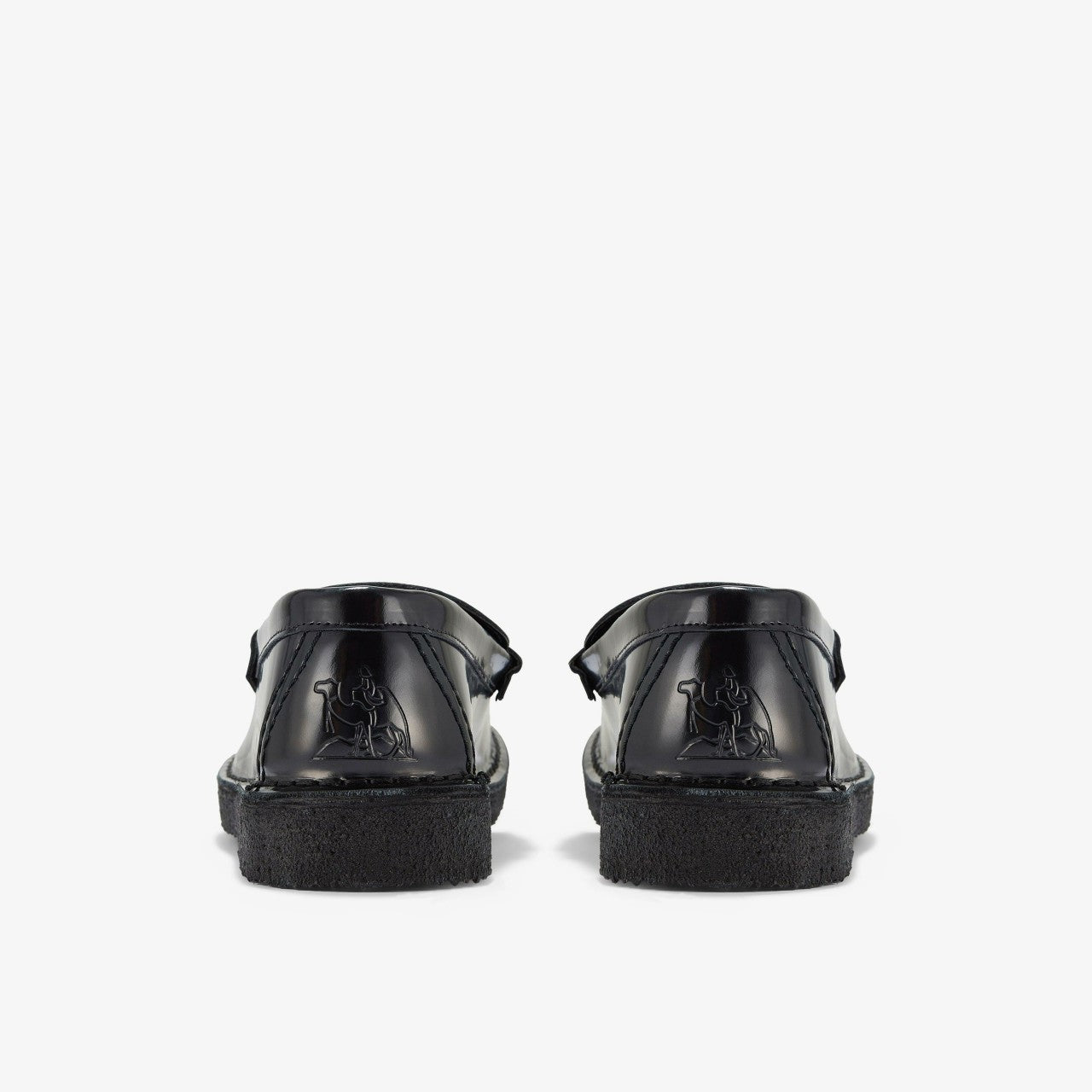 Women Nomad Loafer Black Patent