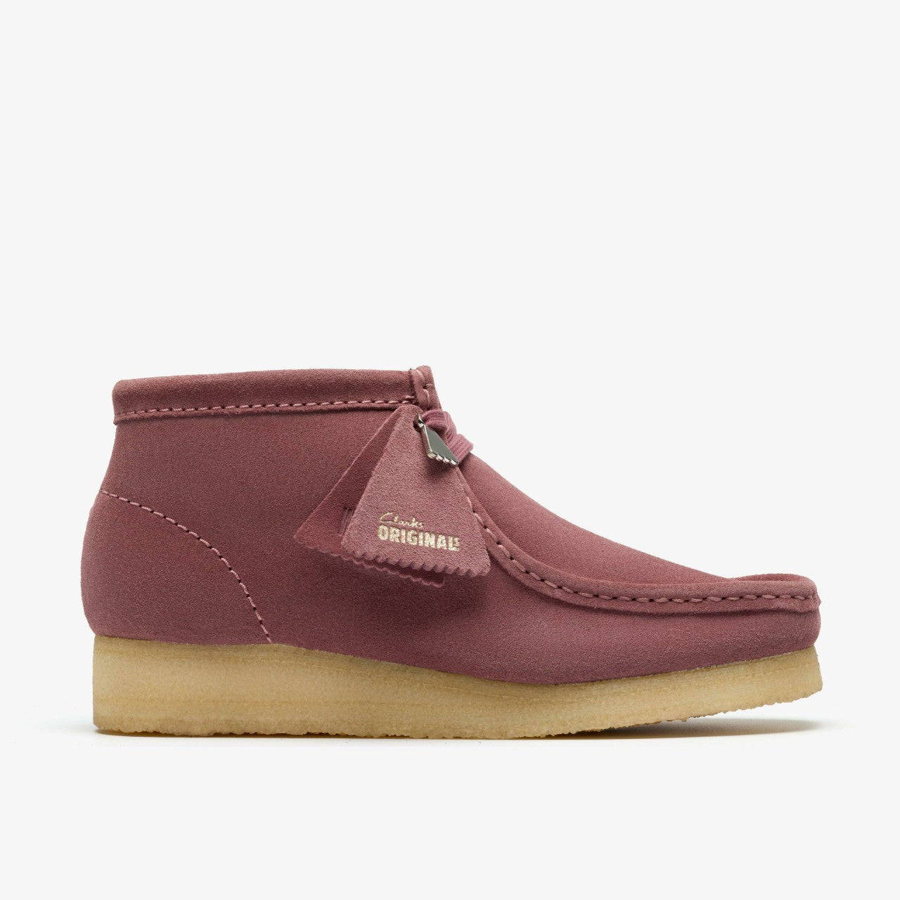 Women Wallabee Boot Rose Brown Suede