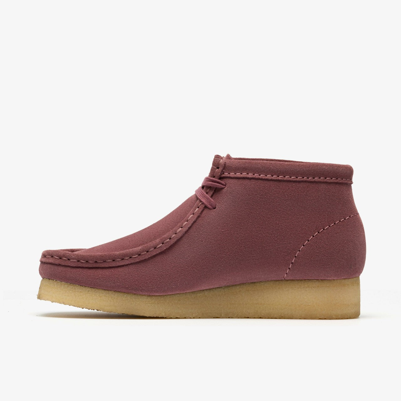 Women Wallabee Boot Rose Brown Suede