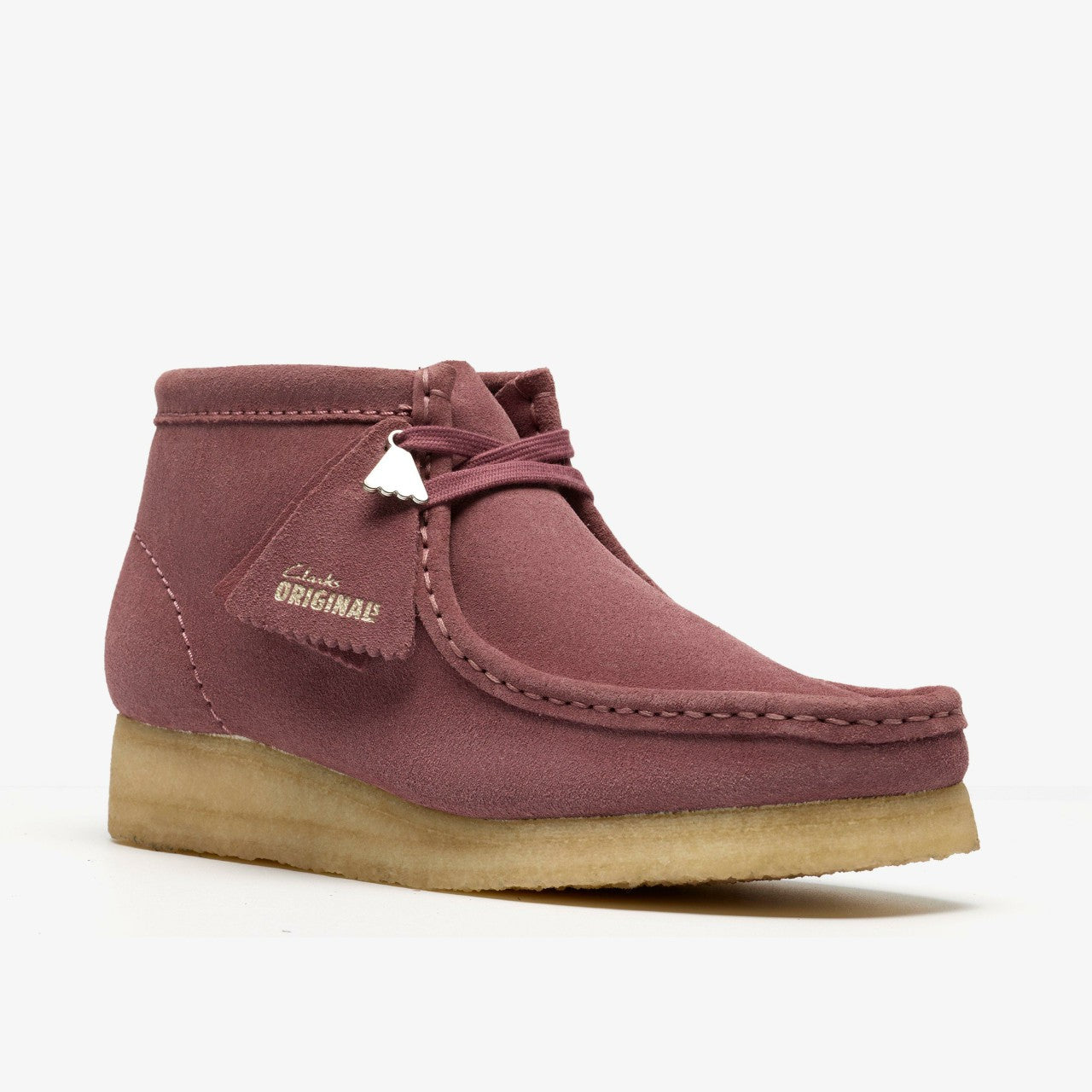 Women Wallabee Boot Rose Brown Suede