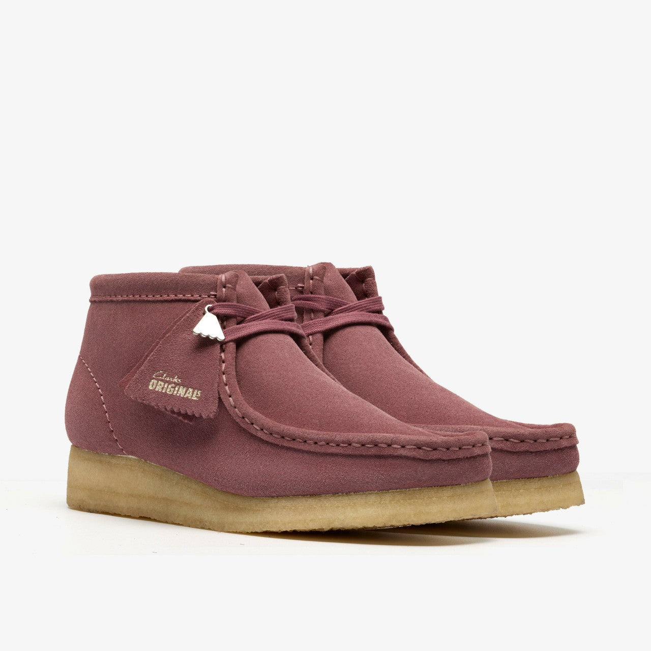 Women Wallabee Boot Rose Brown Suede
