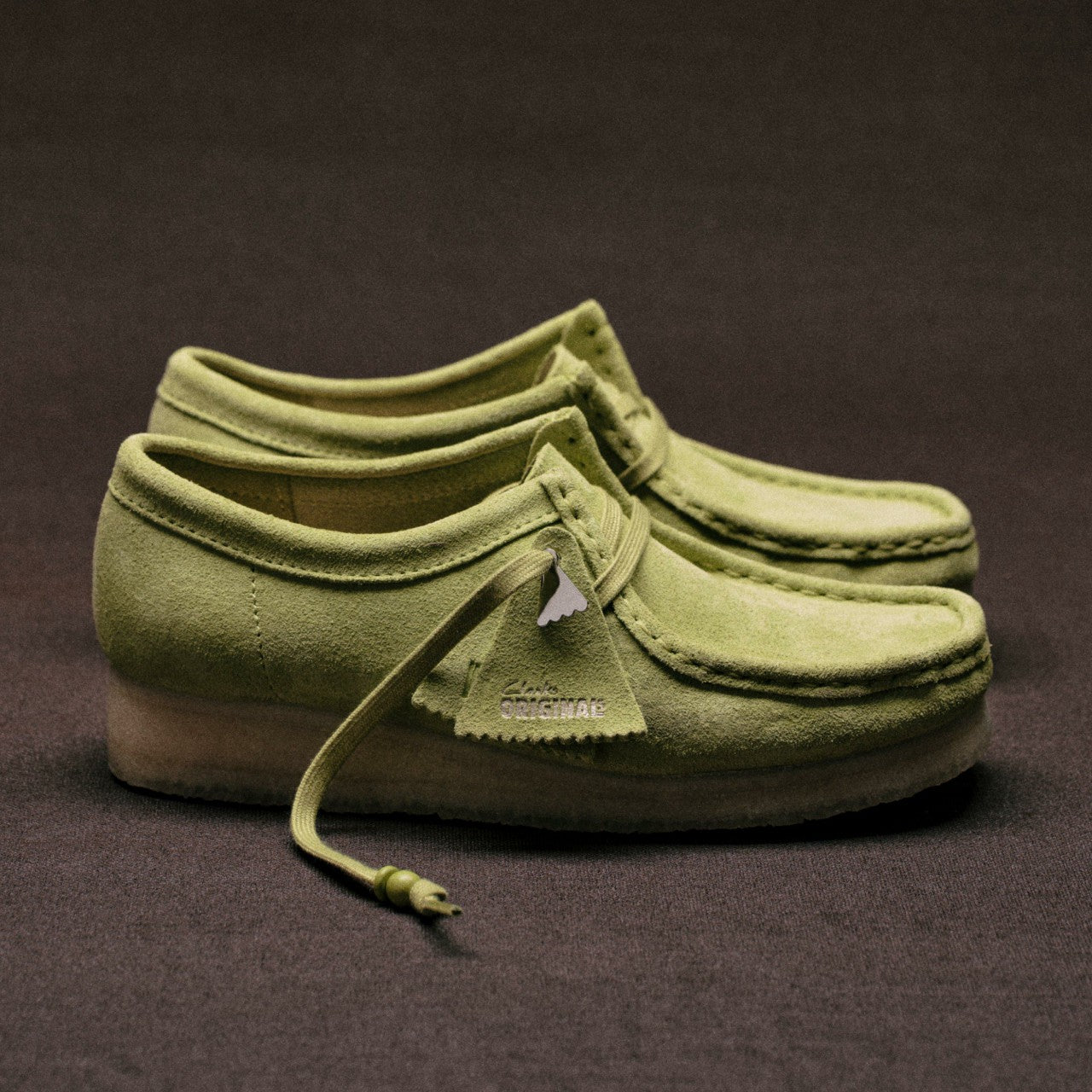 Women Wallabee Lime Suede