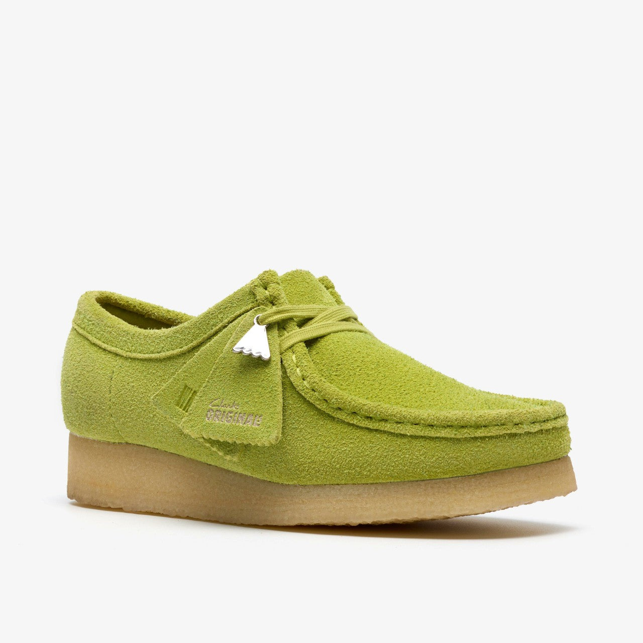 Women Wallabee Lime Suede