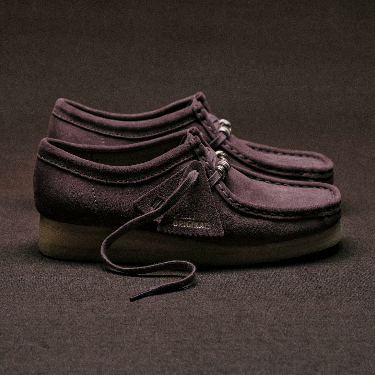 Women Wallabee Plum Suede