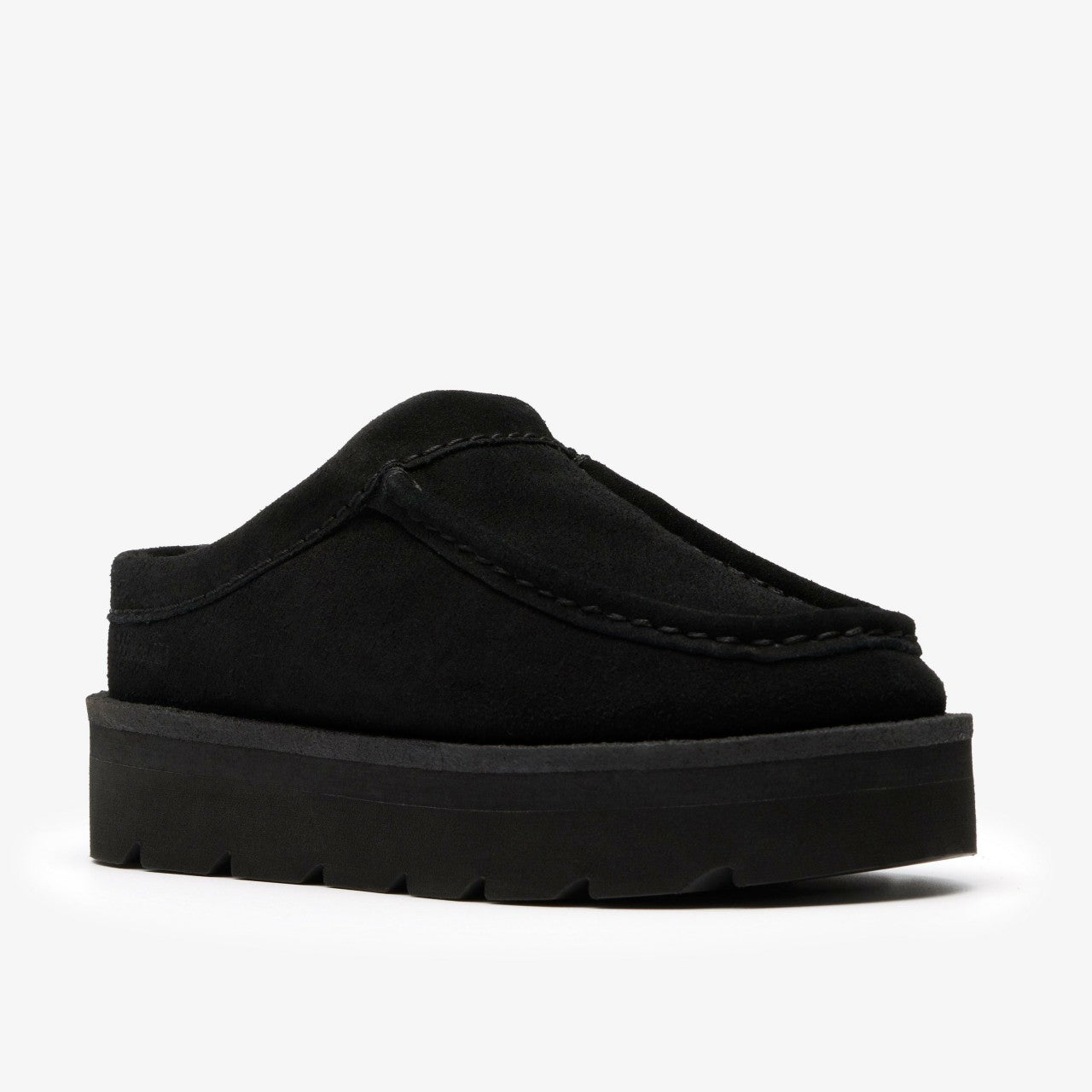 Women Meare Mule Black Suede Warmlined