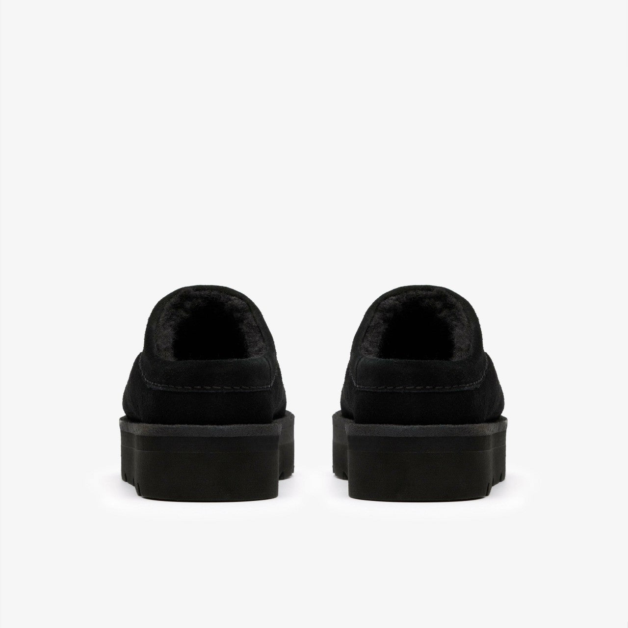 Women Meare Mule Black Suede Warmlined