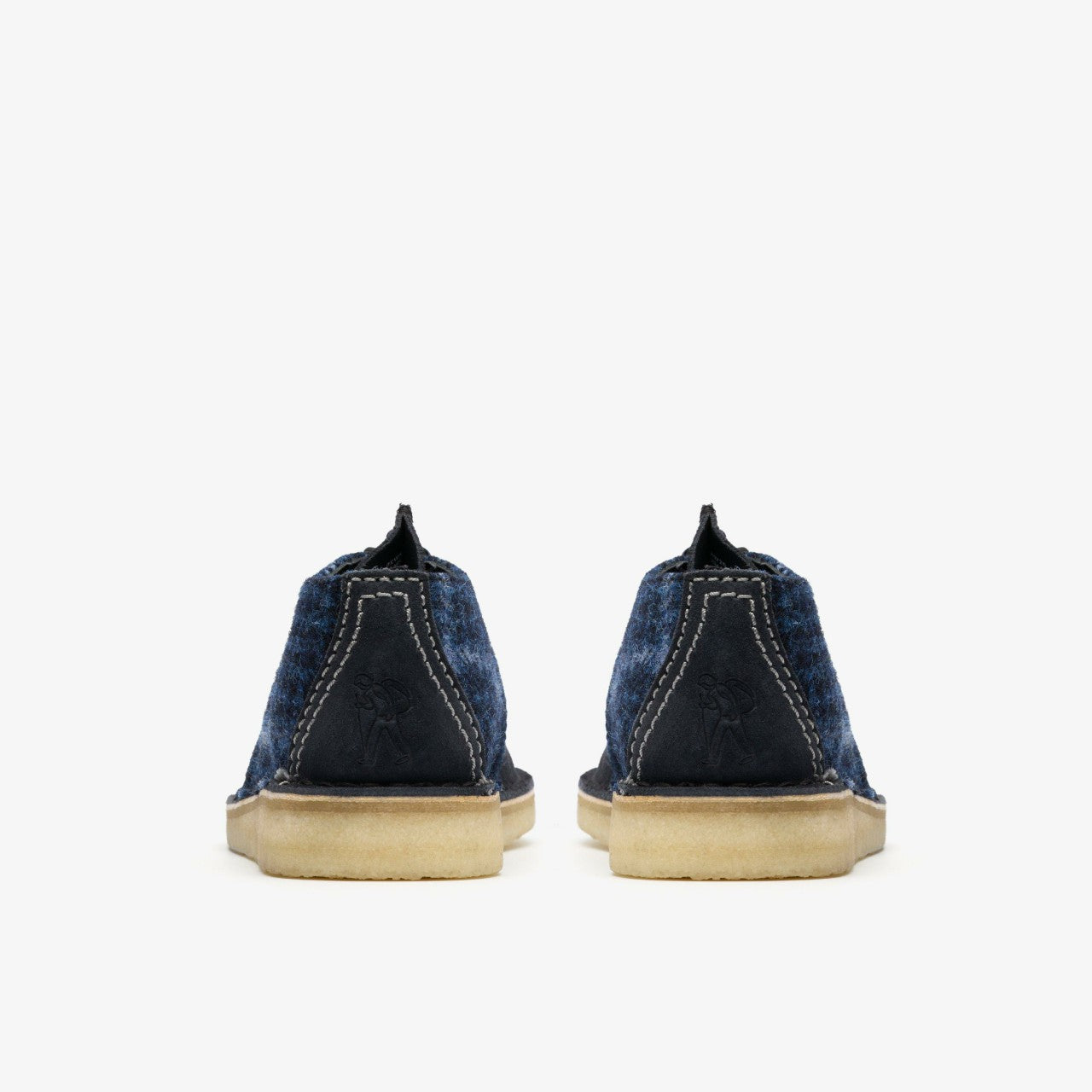Men Desert Trek Navy Tweed Combination