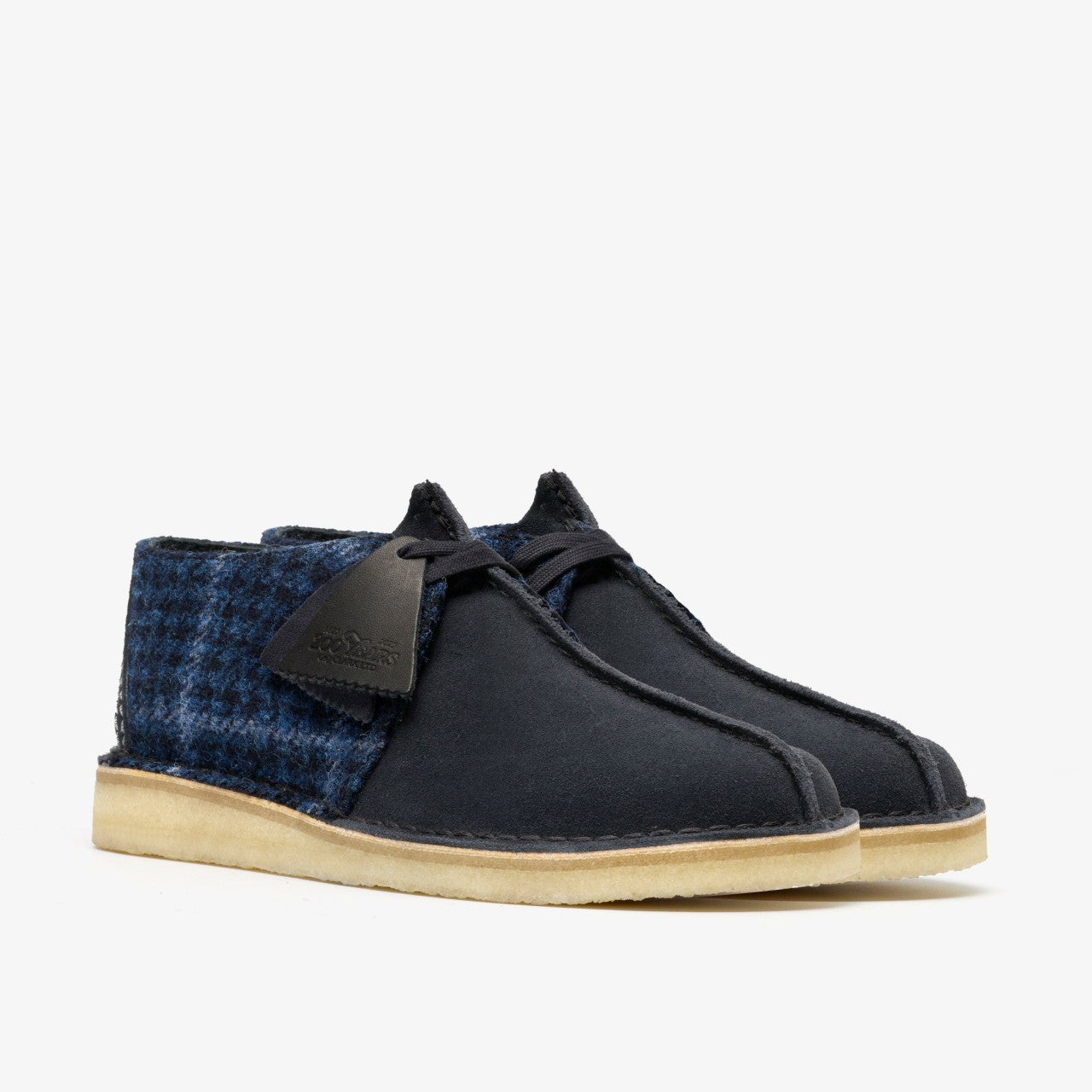 Men Desert Trek Navy Tweed Combination
