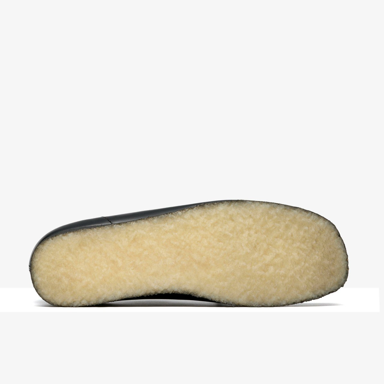 Men Wallabee Black Hi Shine Leather