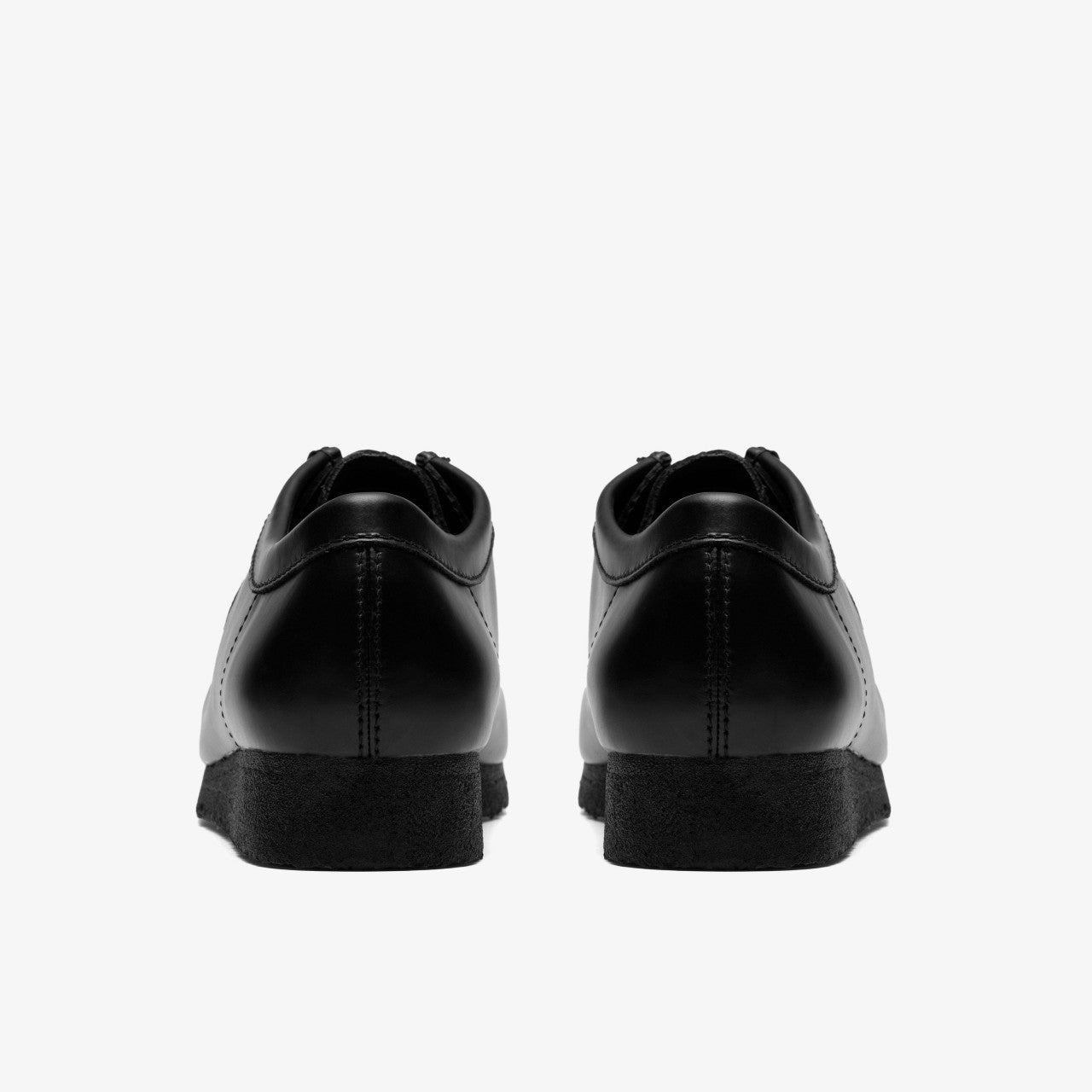Men Wallabee Black Hi Shine Leather