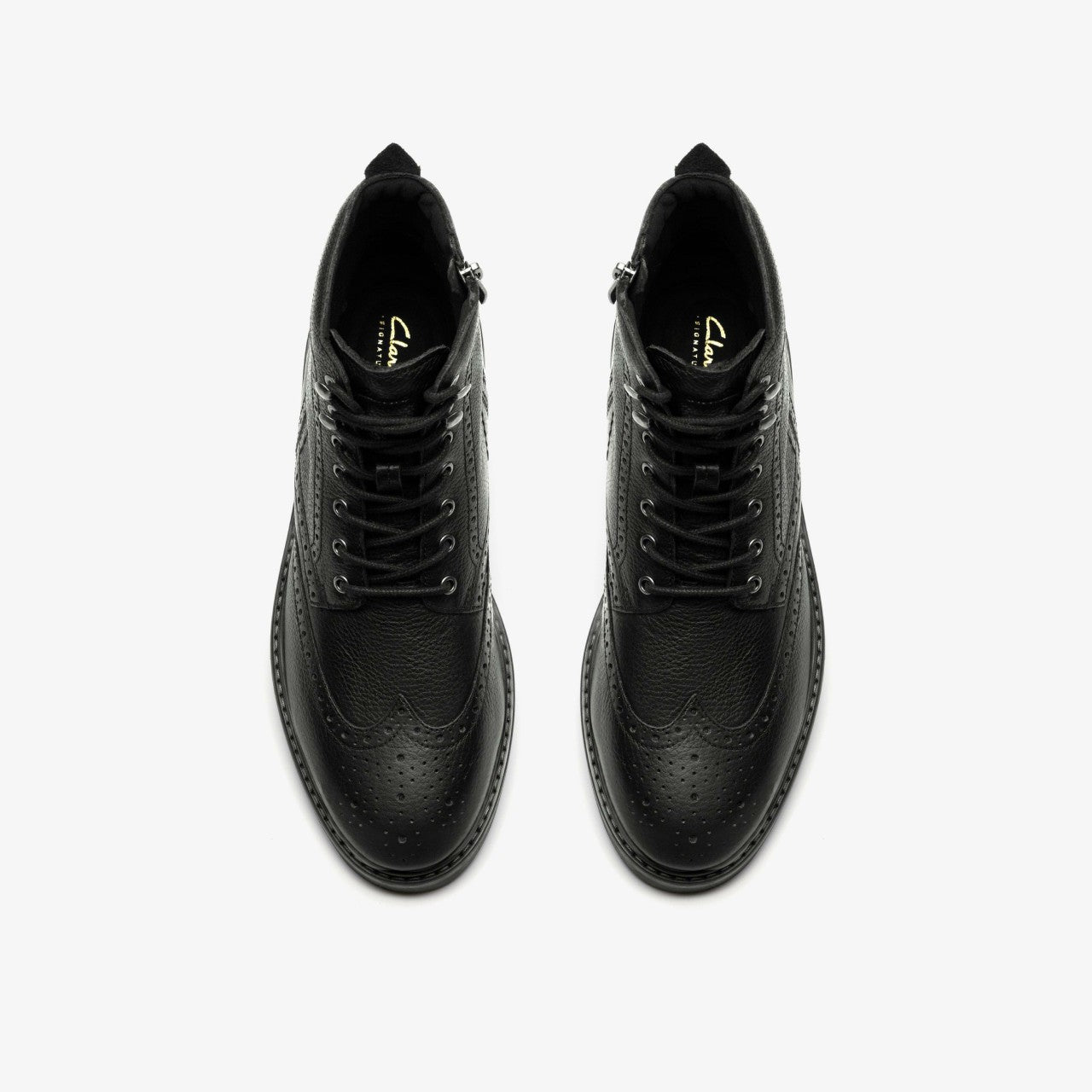 Men Newford Lace Boot Black Leather