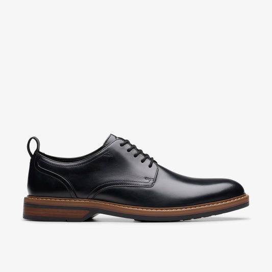 Men Aldwin Lace Black Leather
